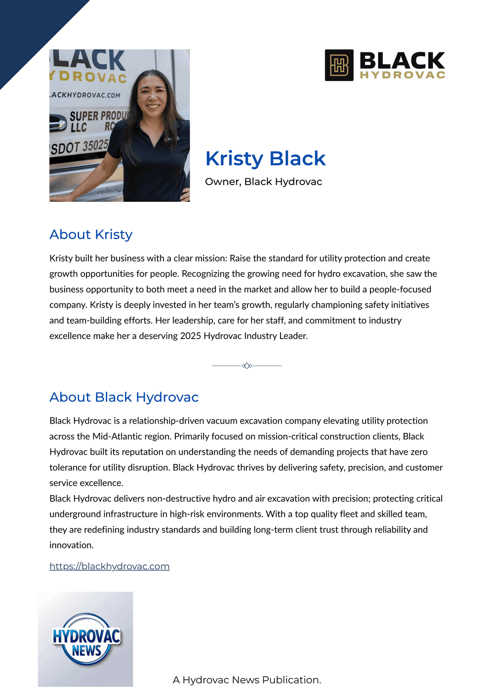 Kristy Black - Black Hydrovac