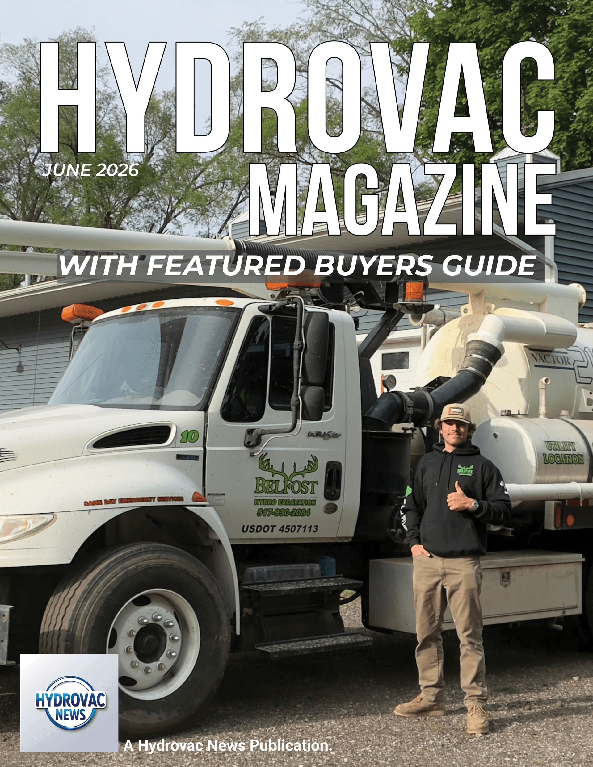 Hydrovac Magazine June 2026 cover