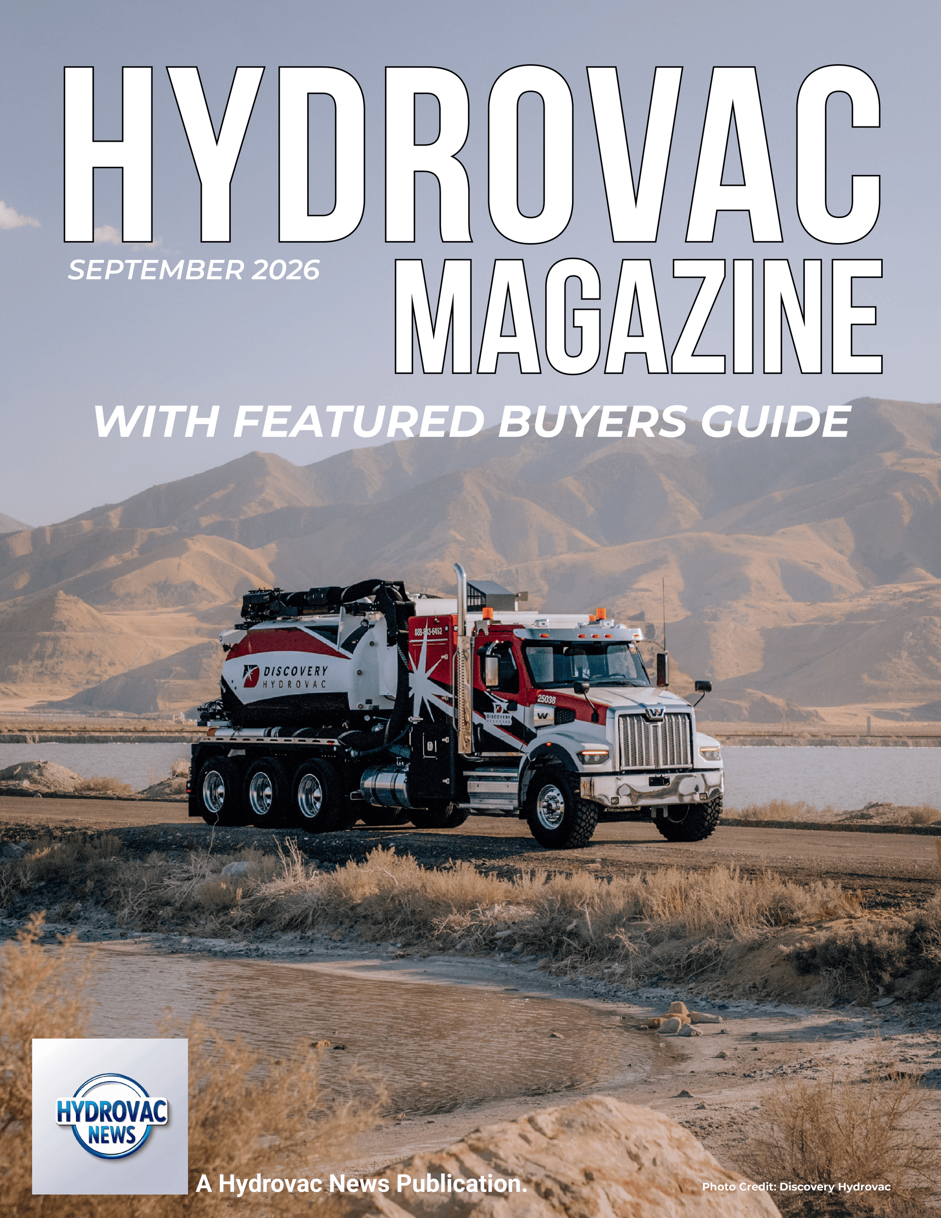 Hydrovac News Magazine cover, September 2026 Issue