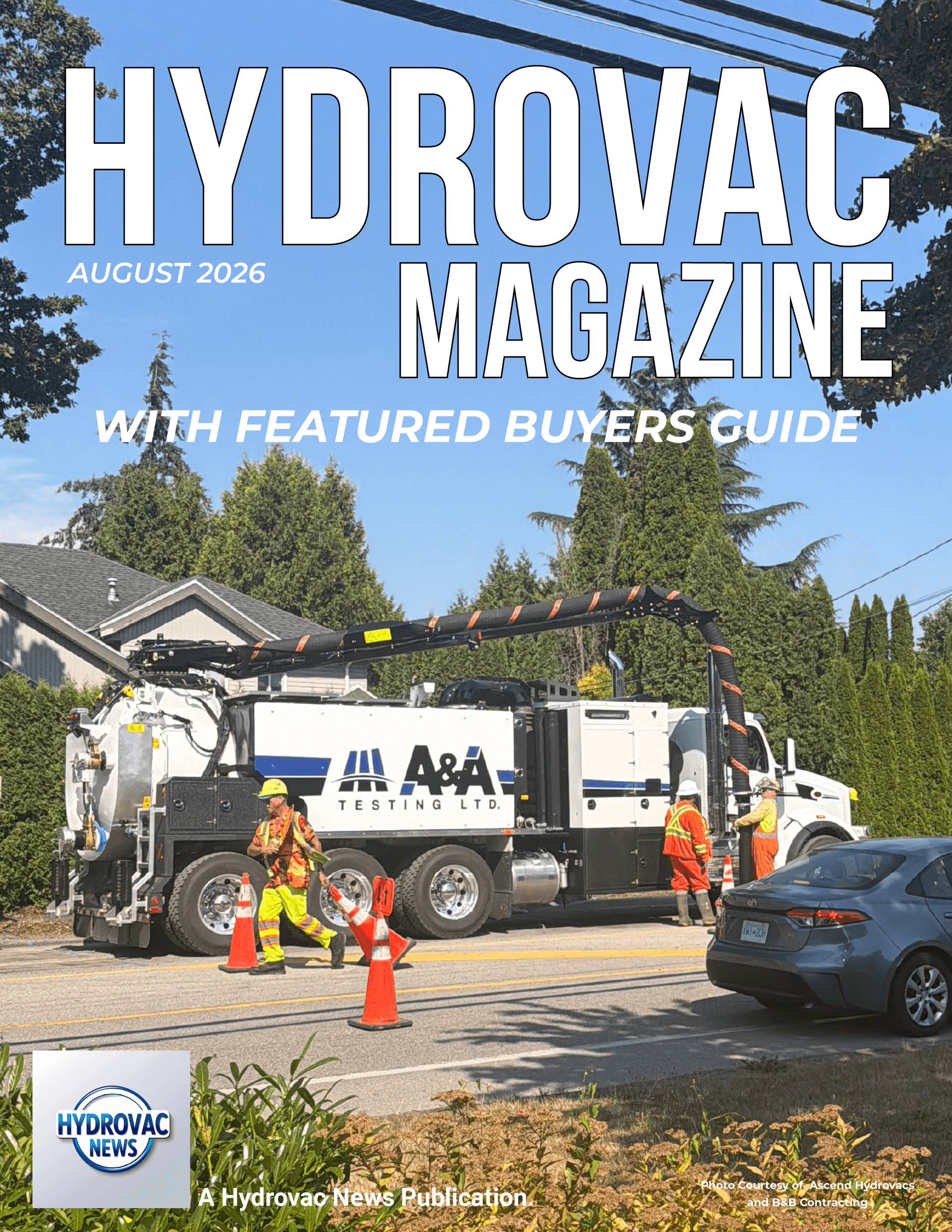 Hydrovac Magazine August 2026 cover
